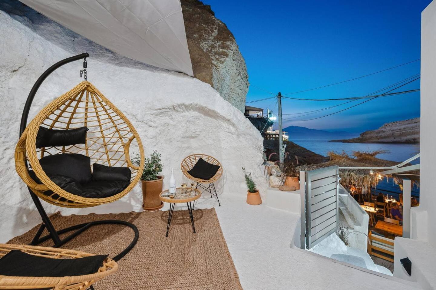 Casa Grotta With Sea & Cave View Hotel Mátala Kültér fotó